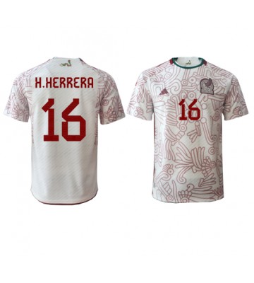 Mexico Hector Herrera #16 Bortedrakt VM 2022 Kortermet